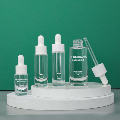 5 ml 10 ml 30 ml Szklana butelka na serum Opakowania kosmetyczne Szklane butelki z zakraplaczem