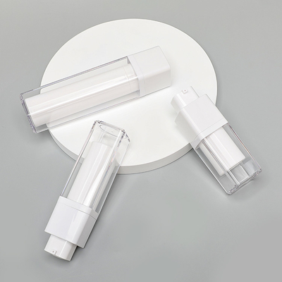 Przezroczyste plastikowe butelki do pakowania bezpowietrznego 15 ml 30 ml 50 ml