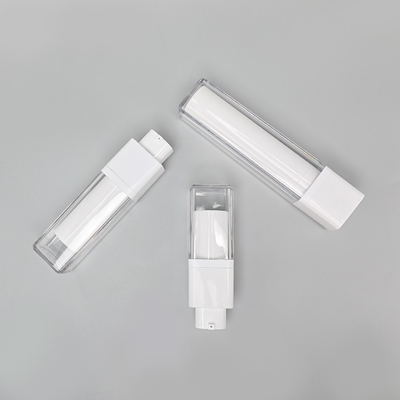 Przezroczyste plastikowe butelki do pakowania bezpowietrznego 15 ml 30 ml 50 ml