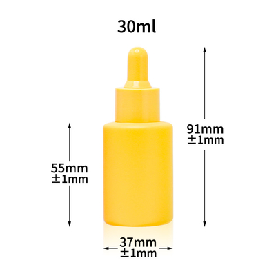 Serum Matowa szklana butelka z zakraplaczem 30 ml matowych kosmetycznych olejków eterycznych 1 uncja
