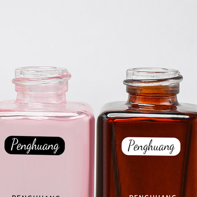 30 ml szklana butelka z pompką do balsamu Kwadratowe opakowanie do pielęgnacji skóry Kosmetyczne opakowanie serum