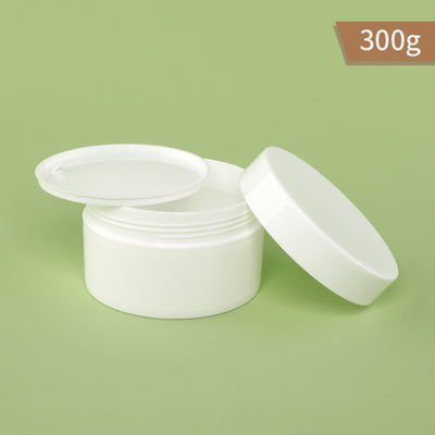 300g PP Plastikowy Słoik Jednościenny Biały Kolor Słoik I Nakrętka Z Uszczelką Pp