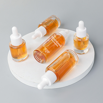 15 ml 20 ml 30 ml 40 ml 50 ml Serum Butelka z zakraplaczem Opakowanie na olej Szklany okrągły kształt