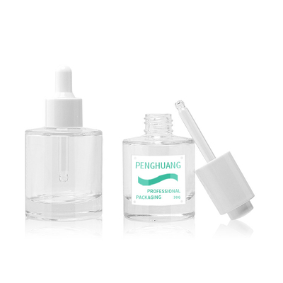 Płynna esencja do pielęgnacji twarzy 30 ml szklana butelka z serum do sitodruku