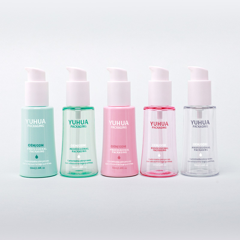 Plastikowa butelka z pompką do balsamu do twarzy i ciała 50ml, stożkowa butelka na serum olejowe dla skutecznych rozwiązań pielęgnacyjnych