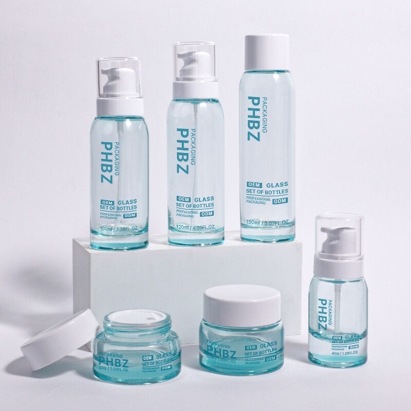 ODM OEM Akceptowany okrągły butelka opakowania kosmetyków luksusowych odpowiednia do kremów wysokiej klasy serum i innych artykułów kosmetycznych