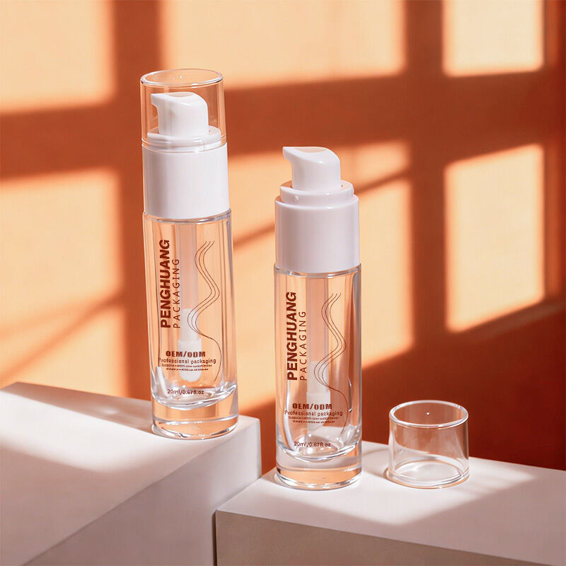 Liquid Foundation Bottles glass cosmetic packaging set with 30ml capacity customizable printing and durable airtight leak proof design