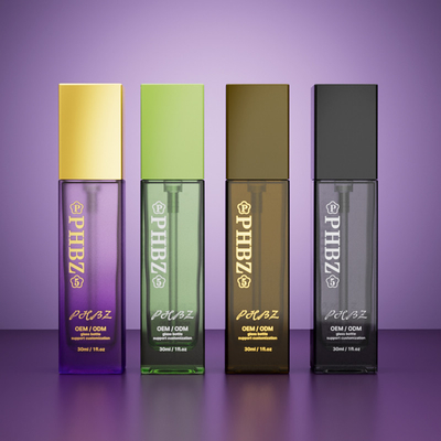 OEM ODM Luxury Empty Glass Liquid Foundation Butelka kwadratowa butelka pompowa do opakowań skórzalnych