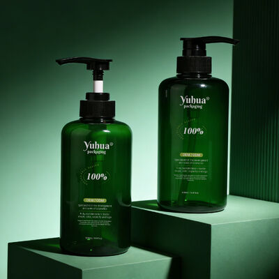 Zastosowalne plastikowe butelki opakowaniowe do kosmetyków, w tym serum tonerowe z kształtem cylindru i zamknięciem muszli