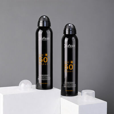 Wytrzymałe plastikowe opakowania butelki odpowiednie do balsamów szamponów serum i tonerów z przeciekającą muszką i logo