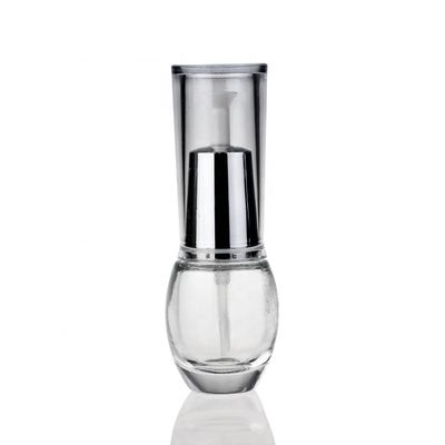Eco Friendly Silver Cosmetic Lotion Packaging Szklana butelka Mist Spray Bottle F093