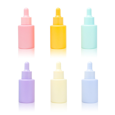 Serum Matowa szklana butelka z zakraplaczem 30 ml matowych kosmetycznych olejków eterycznych 1 uncja