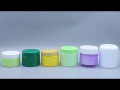 Duży matowy plastikowy pojemnik na słoiki z klapką 180 ml 240 ml 300 ml