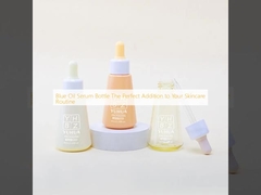 Niebieska butelka serum olejowego - idealny dodatek do Twojej pielęgnacji skóry