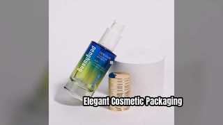 Luksusowe opakowania kosmetyczne Niestandardowe okrągłe butelki