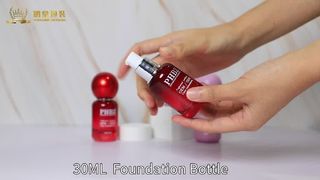 Luksusowa czerwona butelka na serum o pojemności 30 ml
